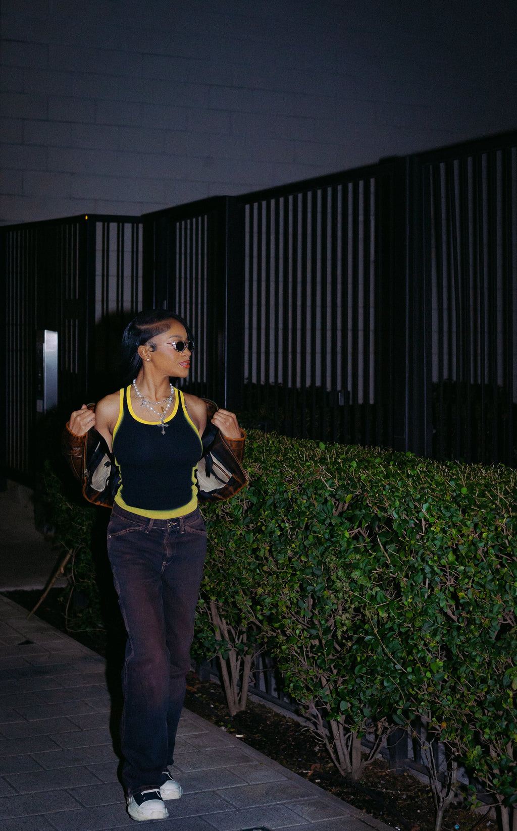 AUREN Ribbed Cotton Vest Top